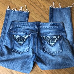 VTG GUESS Capri Jeans 32 - nearly new | raw hem capris 32